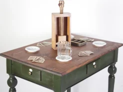 Pamono Antique Austrian Folk Card Table, 1900s New