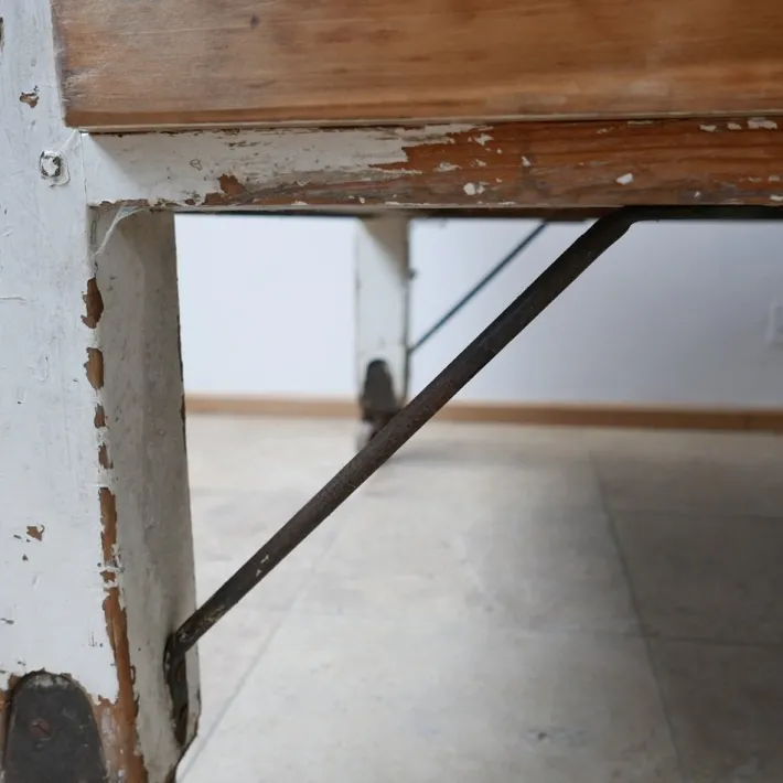 Pamono Antique Bakers Prep Table in Wood