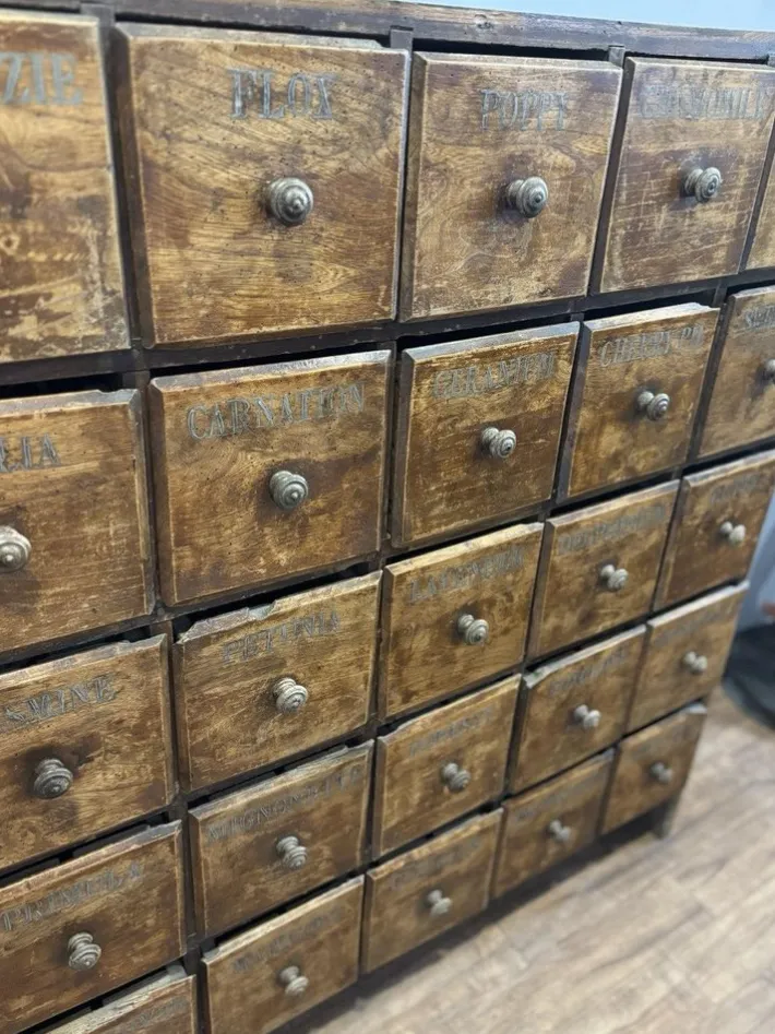 Pamono Antique Bank of Shop 25 Drawers Clearance