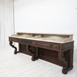 Pamono Antique Barber's Cabinet, 1900s Hot