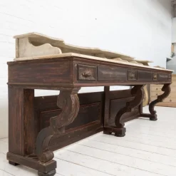 Pamono Antique Barber's Cabinet, 1900s Hot