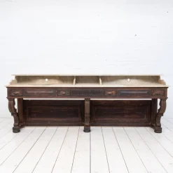 Pamono Antique Barber's Cabinet, 1900s Hot