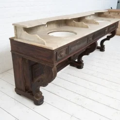 Pamono Antique Barber's Cabinet, 1900s Hot