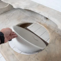 Pamono Antique Barber's Cabinet, 1900s Hot