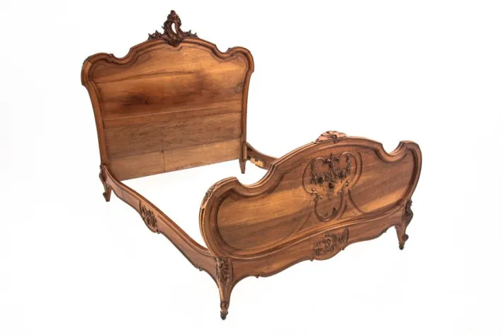 Pamono Antique Bed, France, 1890s Online