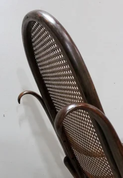 Pamono Antique Beech Rocking Chair, 1900s New