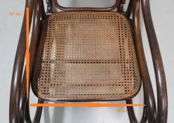 Pamono Antique Beech Rocking Chair, 1900s New