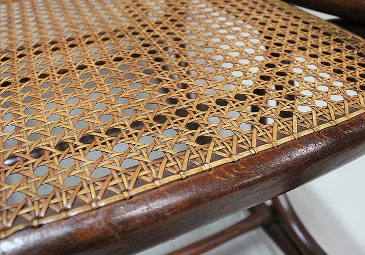 Pamono Antique Beech Rocking Chair, 1900s New