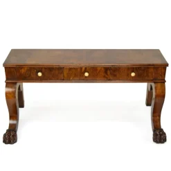 Pamono Antique Bench with Lions Paw Feet, 1890s