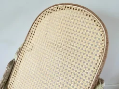 Pamono Antique Bentwood and Cane Rocking Chair, 1900s Clearance