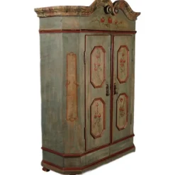 Pamono Antique Bevelled Softwood Cabinet, 1800 Best