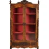 Pamono Antique Biedermeier Display Cabinet in Walnut, 1860 Outlet