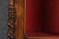 Pamono Antique Biedermeier Display Cabinet in Walnut, 1860 Outlet