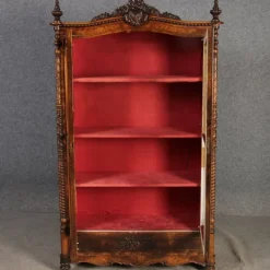 Pamono Antique Biedermeier Display Cabinet in Walnut, 1860 Outlet