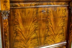 Pamono Antique Biedermeier Mahogany Secretary, 1850 New