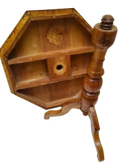 Pamono Antique Biedermeier Marquetry Chess Table, 1800s Hot