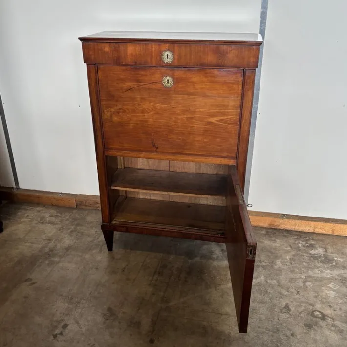 Pamono Antique Biedermeier Secretary in Walnut Sale