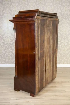 Pamono Antique Biedermeier Secretary with Mahogany, 1840 New