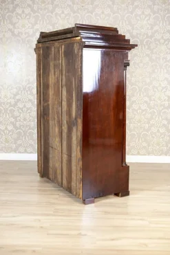 Pamono Antique Biedermeier Secretary with Mahogany, 1840 New