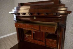 Pamono Antique Biedermeier Secretary with Mahogany, 1840 New