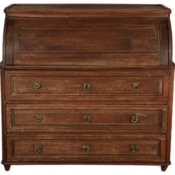 Pamono Antique Biedermeier Secretary in Oak, 1800 Clearance
