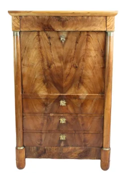 Pamono Antique Biedermeier Walnut Secretary Online