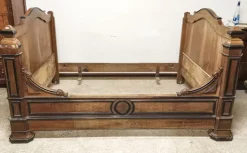 Pamono Antique Boat Bed, France, 1880 New