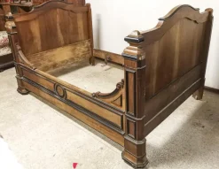 Pamono Antique Boat Bed, France, 1880 New