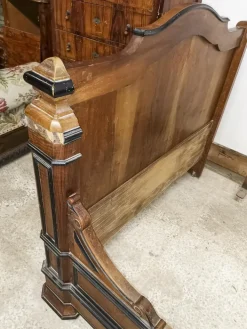 Pamono Antique Boat Bed, France, 1880 New