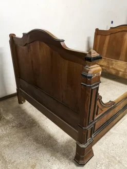 Pamono Antique Boat Bed, France, 1880 New