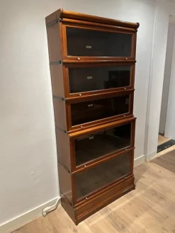 Pamono Antique Bookcase from Globe Wernicke, 1890s, Set of 5 Best