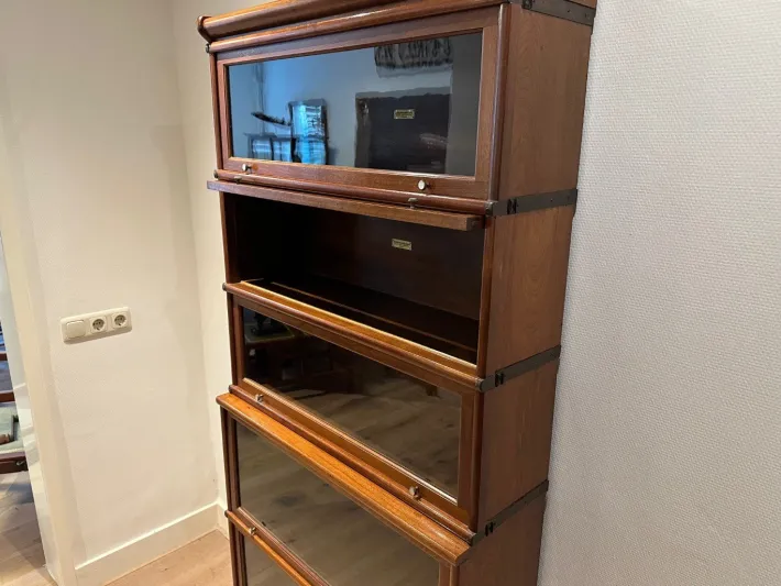 Pamono Antique Bookcase from Globe Wernicke, 1890s, Set of 5 Best