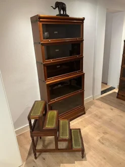 Pamono Antique Bookcase from Globe Wernicke, 1890s, Set of 5 Best