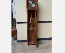 Pamono Antique Buffet with Sideboard and Grandfather Clock and Table and Chairs, 1890s, Set of 6 Clearance
