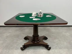 Pamono Antique Card Table, 1880 Hot