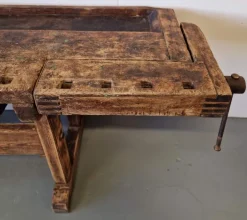 Pamono Antique Carpenter's Table in Birch Hot