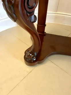 Pamono Antique Carved Mahogany Dressing Table, 1860s Sale