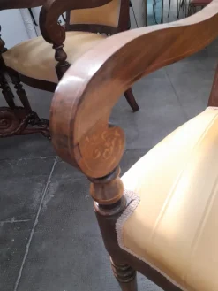 Pamono Antique Charles X Style Armchairs, 1850, Set of 4 Online