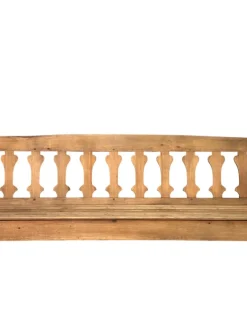 Pamono Antique Cherrywood Bench, 1800s