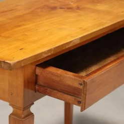Pamono Antique Cherrywood Writing Desk with Drawer, Italy, 18th Century Hot