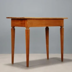 Pamono Antique Cherrywood Writing Desk with Drawer, Italy, 18th Century Hot