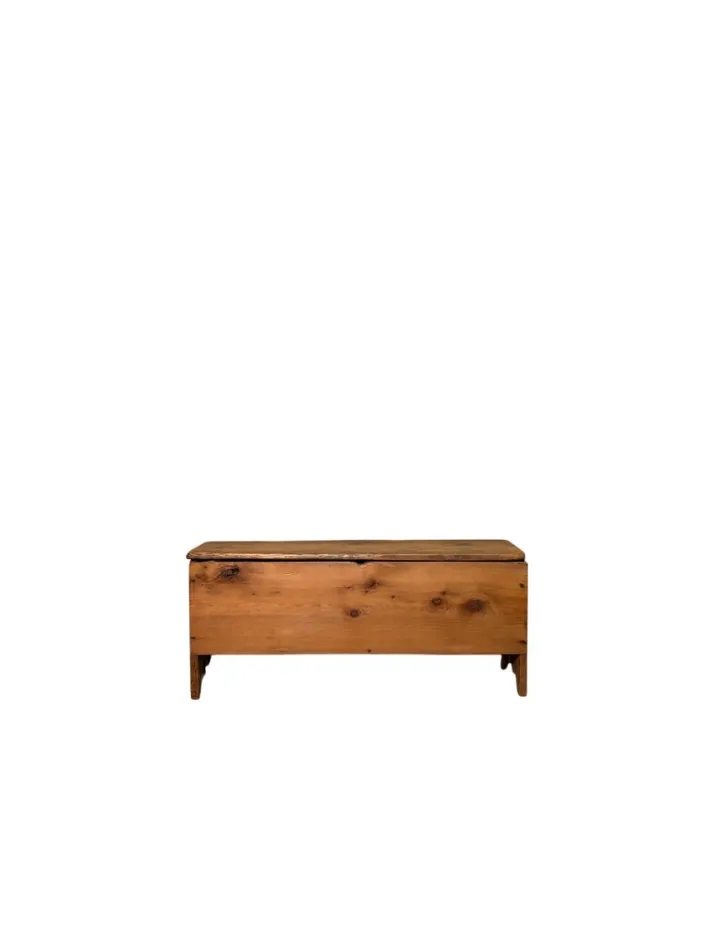 Pamono Antique Chest in Larch, 1890s Best