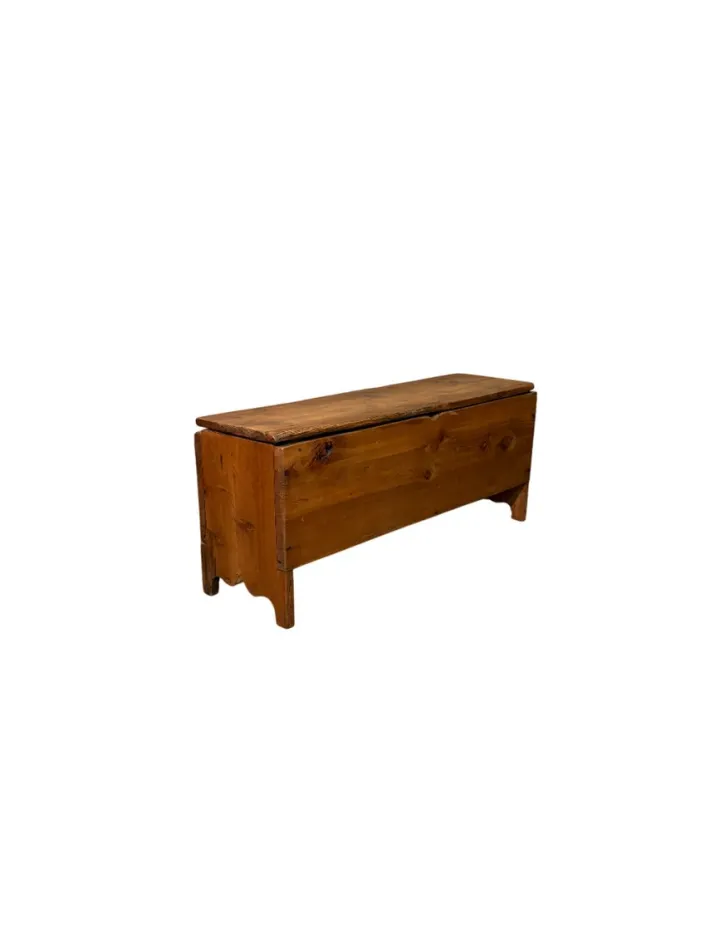 Pamono Antique Chest in Larch, 1890s Best