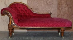 Pamono Antique Chesterfield Chaise Lounge from Howard & Sons Online