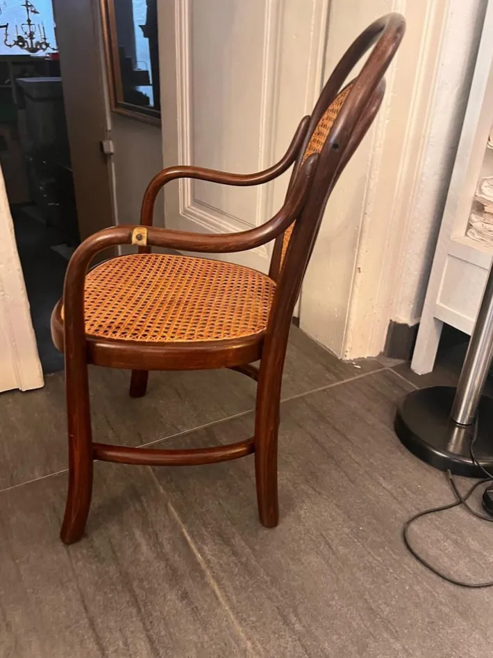 Pamono Antique Children's Chair from Thonet, 1890s New