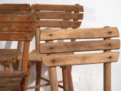 Pamono Antique Children's Chairs, 1920, Set of 4 New