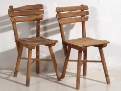 Pamono Antique Children's Chairs, 1920, Set of 4 New