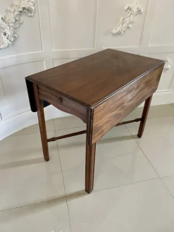 Pamono Antique Chippendale Mahogany Children's Pembroke Table, 1760 Best