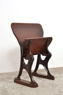 Pamono Antique Conductor's Seat in Chestnut, 1890s Online