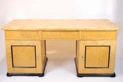 Pamono Antique Desk in Birch and Intarsia, 1840s Discount